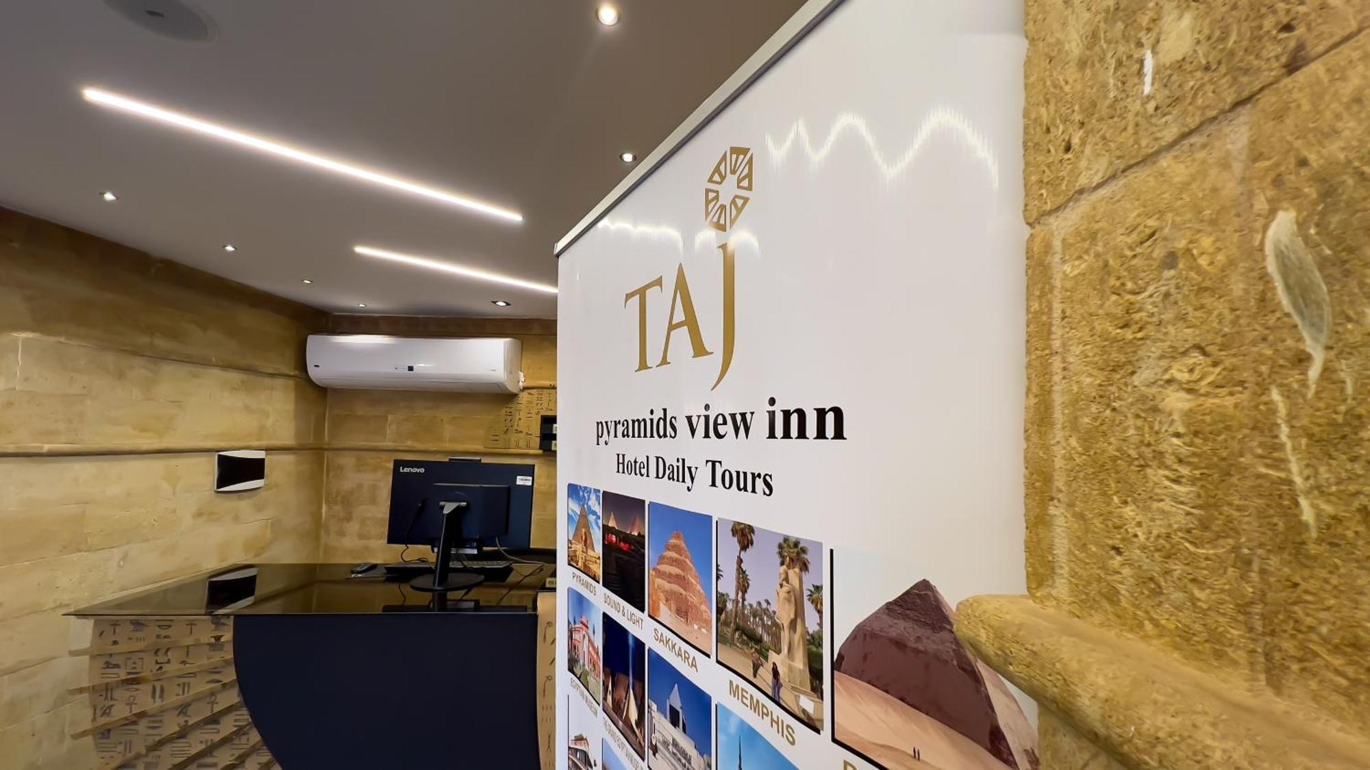 Taj Pyramids View Inn Kafrat al Jabal Bagian luar foto