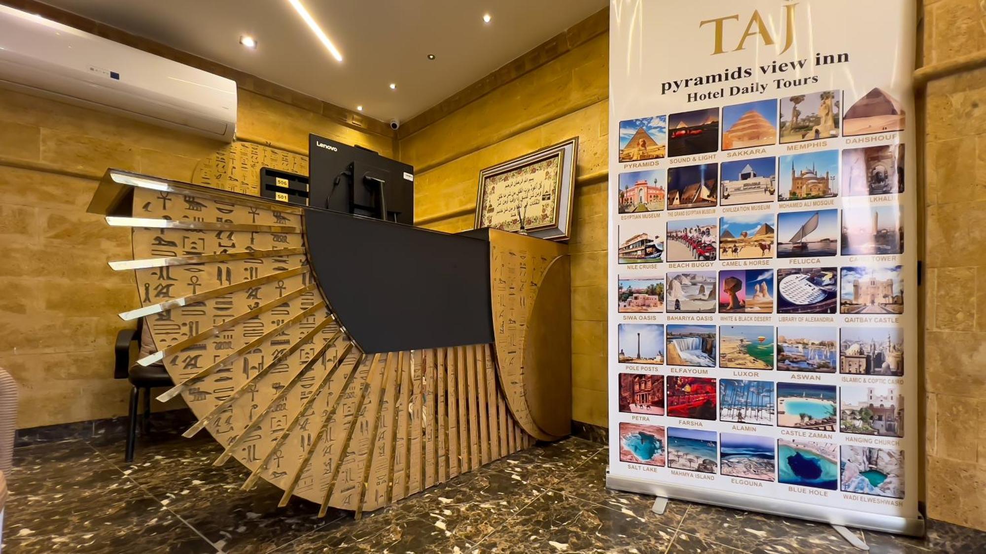 Taj Pyramids View Inn Kafrat al Jabal Bagian luar foto